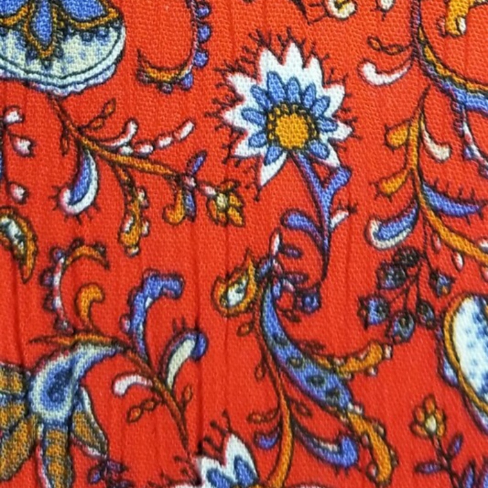 {host pick} ALICE floral red peplum smocked top - Picture 8 of 8